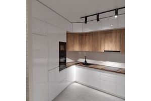 Угловая кухня белый глянец - Мебельная фабрика «Гранд Мебель 97»