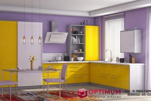 Угловая кухня К5 Hi-Tech - Мебельная фабрика «Оптимум»