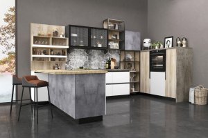 Угловая кухня Newloft - Мебельная фабрика «Cucina»