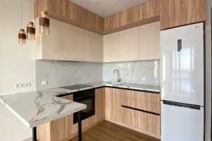 Угловая кухня с барной стойкой - Мебельная фабрика «КухниСтрой+»