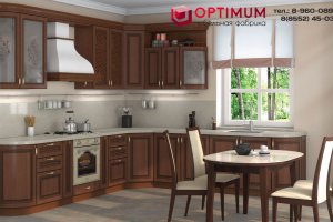 Угловая кухня в классическом стиле Римини - Мебельная фабрика «Оптимум»