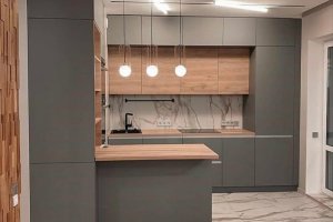 Угловая кухня в стиле лофт - Мебельная фабрика «КухниСтрой+»