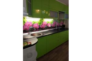 Угловая кухня Зеленая - Мебельная фабрика «ЛВМ (Лучший Выбор Мебели)»