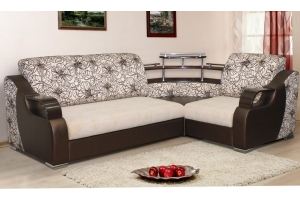 Угловой диван Аллегро с баром - Мебельная фабрика «Элегантный Стиль»