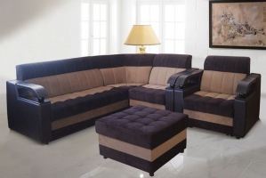 Угловой диван Барселона 2 с креслом - Мебельная фабрика «OKRO`S»