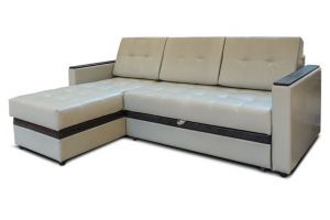Угловой диван Брайт 2 с оттоманкой - Мебельная фабрика «Лагуна»