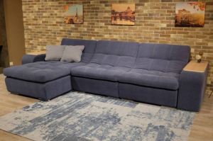 Угловой диван IQ 125 с оттоманкой - Мебельная фабрика «Умные Диваны»
