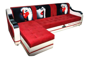 Угловой диван Комфорт с оттоманкой - Мебельная фабрика «АВА»