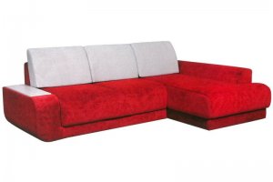 Угловой диван красный Рио-2 - Мебельная фабрика «ROS-MEBEL»