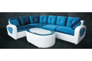 Угловой диван Лолита со столом-пуфом - Мебельная фабрика «ШАД»