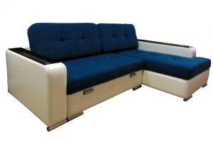 Угловой диван Мальта-1 с оттоманкой - Мебельная фабрика «Мебельерри»