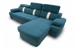 Угловой диван Пегас  с оттоманкой - Мебельная фабрика «Пегас»
