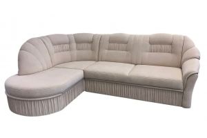 Угловой диван Рафаэль с пуфом - Мебельная фабрика «Мебельный Рай»