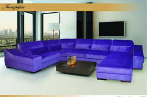 Угловой диван с оттоманкой Комфорт - Мебельная фабрика «Салеж»