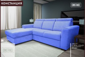Угловой диван с оттоманкой Констанция - Мебельная фабрика «Other Life»