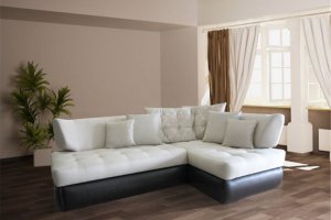 Угловой диван с подушками Глорио