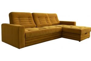 Угловой диван Тибет с оттоманкой - Мебельная фабрика «Пинскдрев»