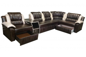 Угловой домашний диван Диана+модуль+тумба - Мебельная фабрика «ЯрКо»