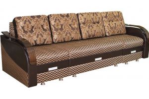 Универсальный диван Лотос с двумя выдвижными оттоманками - Мебельная фабрика «Талисман»