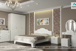 Уютная спальня Ева 9 - Мебельная фабрика «МАРИБЕЛЬ»