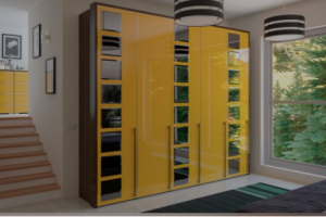 Яркий шкаф с зеркалами - Мебельная фабрика «MGS MEBEL»