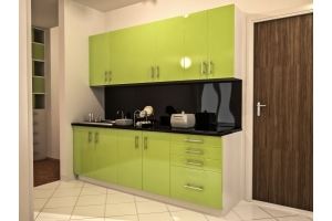 Зеленая кухня 3 - Мебельная фабрика «Мебельный Квартал»