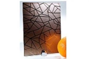 Зеркало узорчатое Геометрия бронза - Оптовый поставщик комплектующих «Стекло-СМ»